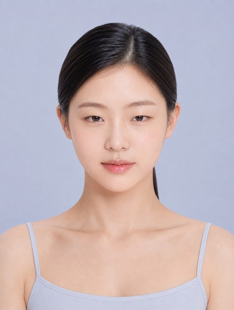 Step 2 + Chin — The chin length was reduced as well.